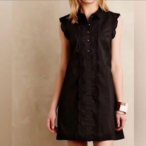 Anthropologie Dear Creatures Black Trinette Dress